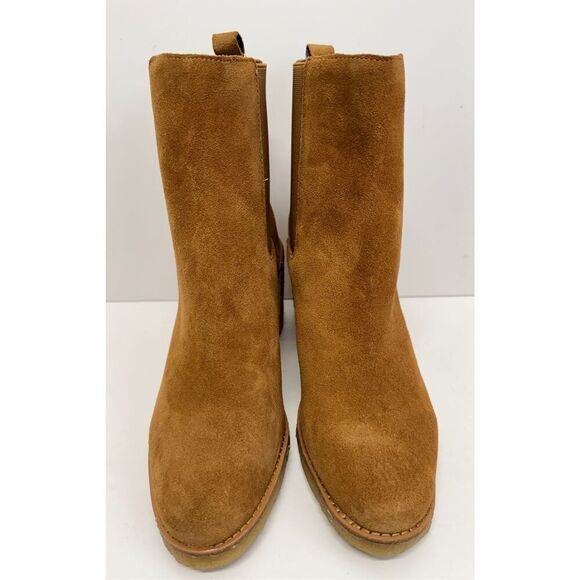 Lauren‎ Ralph Lauren Boots Size 9 Women Brown Suede Water Resistant Chelsea - Picture 4 of 9
